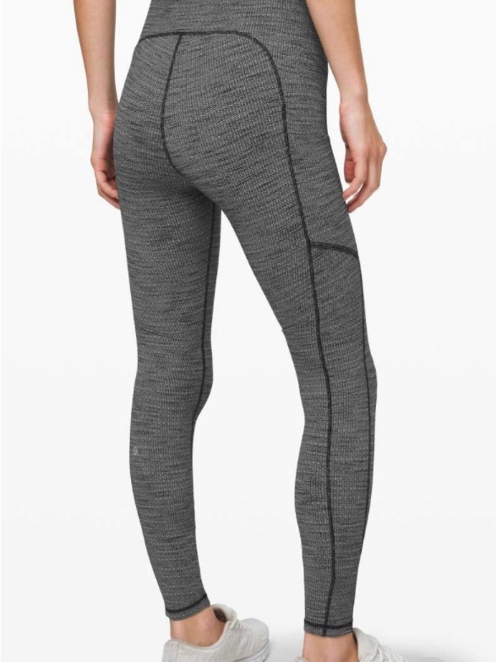 Lululemon Speed Up Tight 28" *Full-On Luxtreme Heathered Black 6